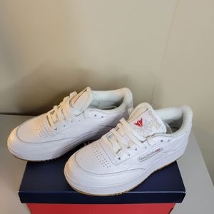 White reebok original sneakers womens